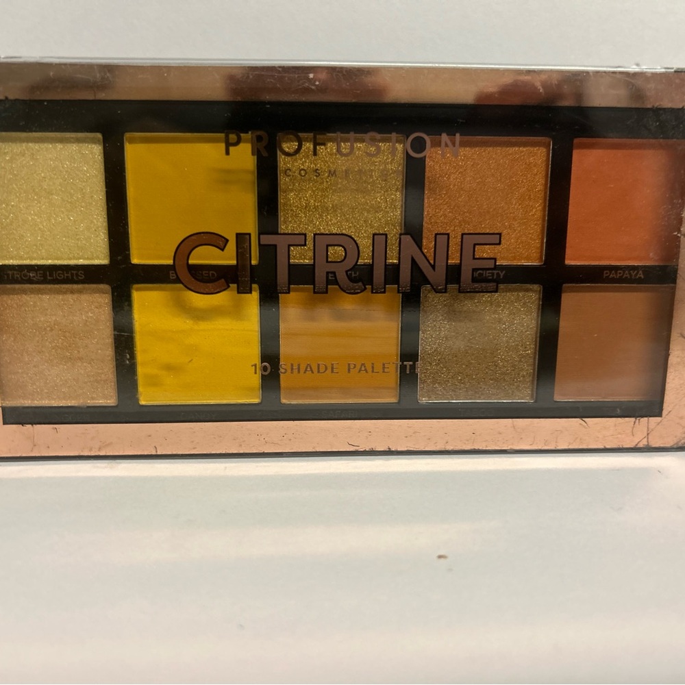 Profusion Cosmetics Citrine 10-Shade Palette